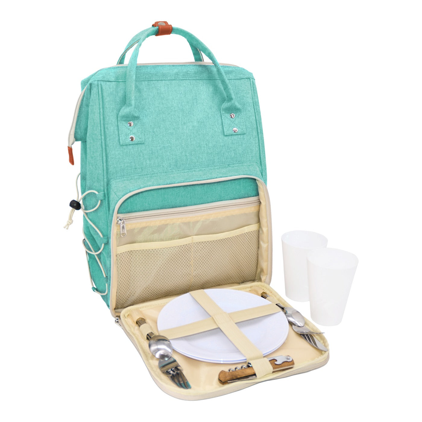 Sac à dos pique-nique Turquoise - 2 personnes