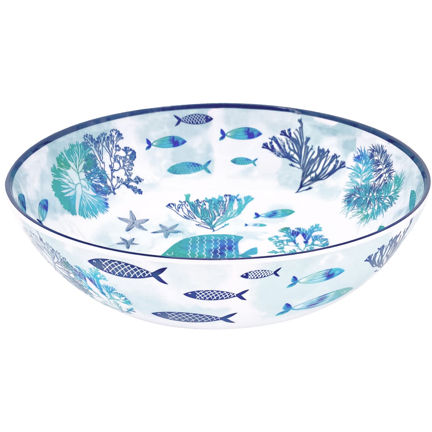 Grand saladier en mélamine mer - Ø 31 cm