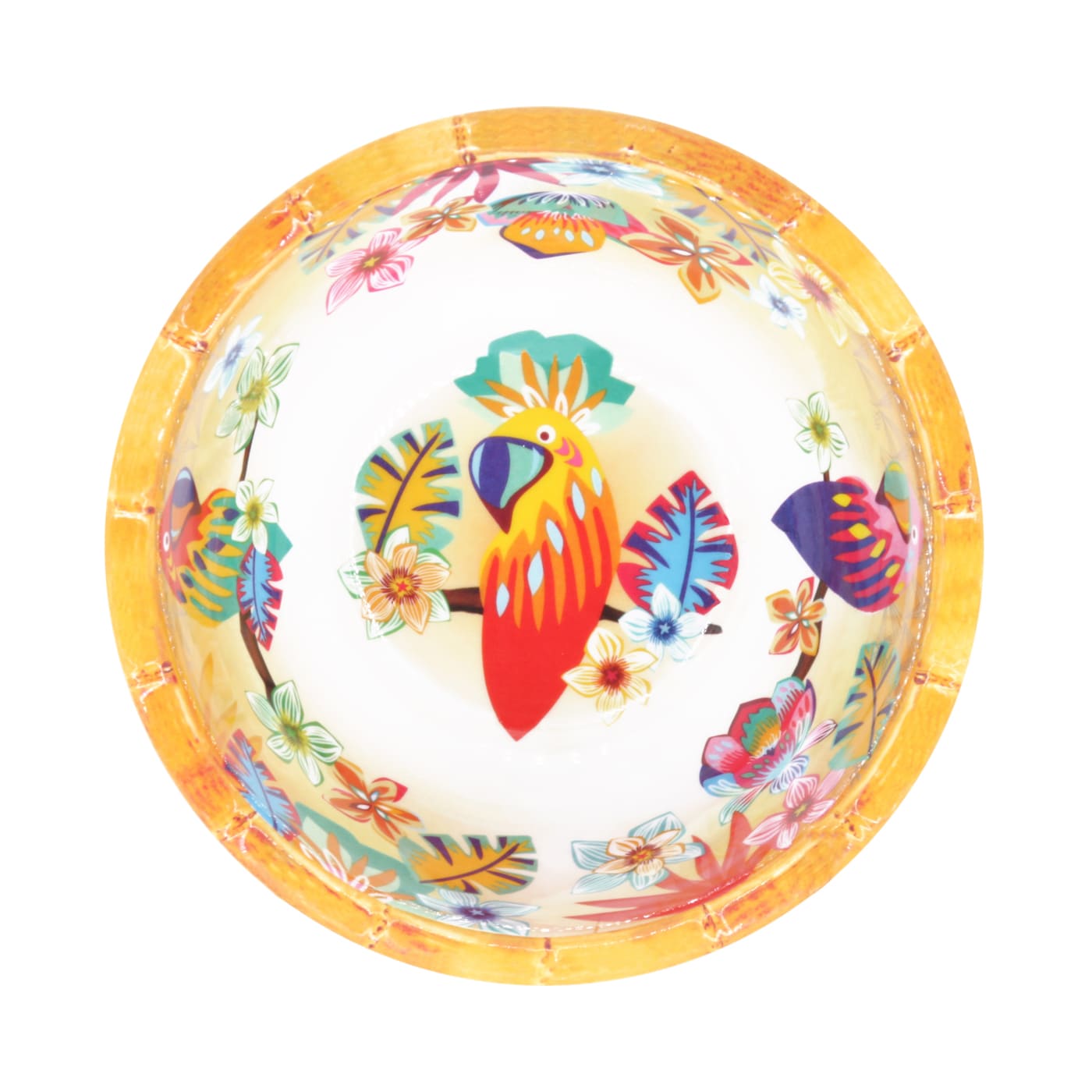 Petit bol en mélamine perroquets - Ø 15 cm