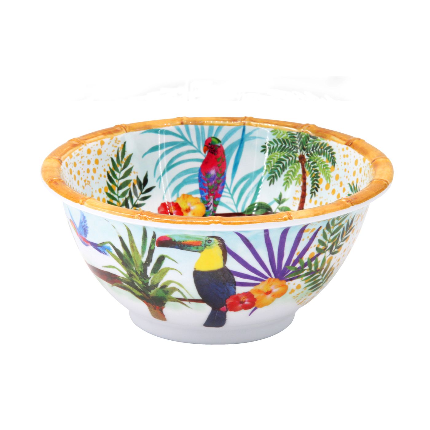 Petit bol en mélamine toucans - Ø 15 cm
