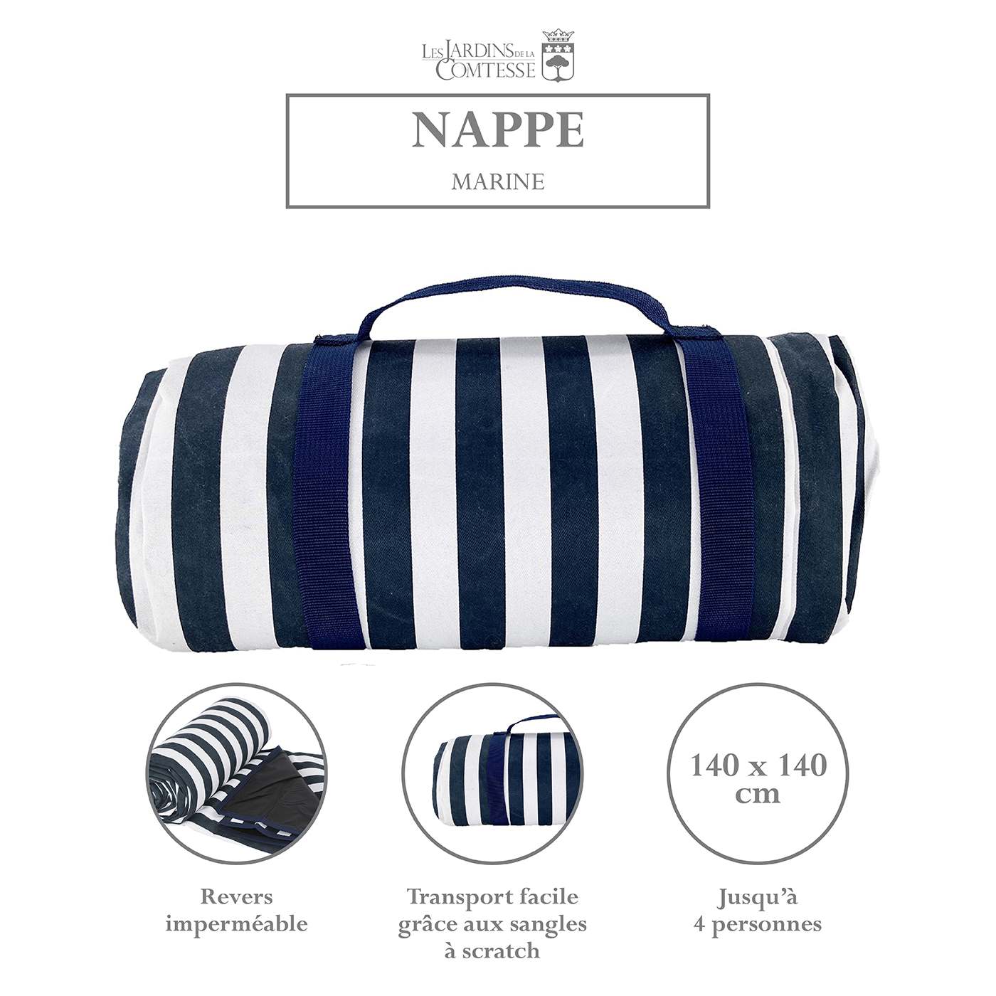Nappe pique-nique Marine
