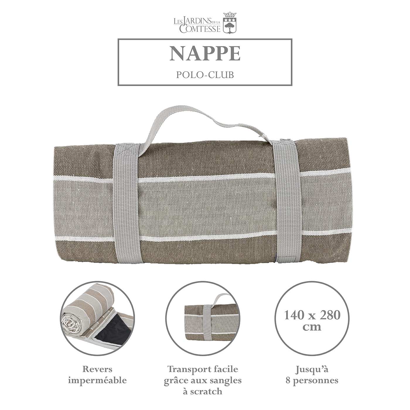Nappe pique-nique Polo-Club XL