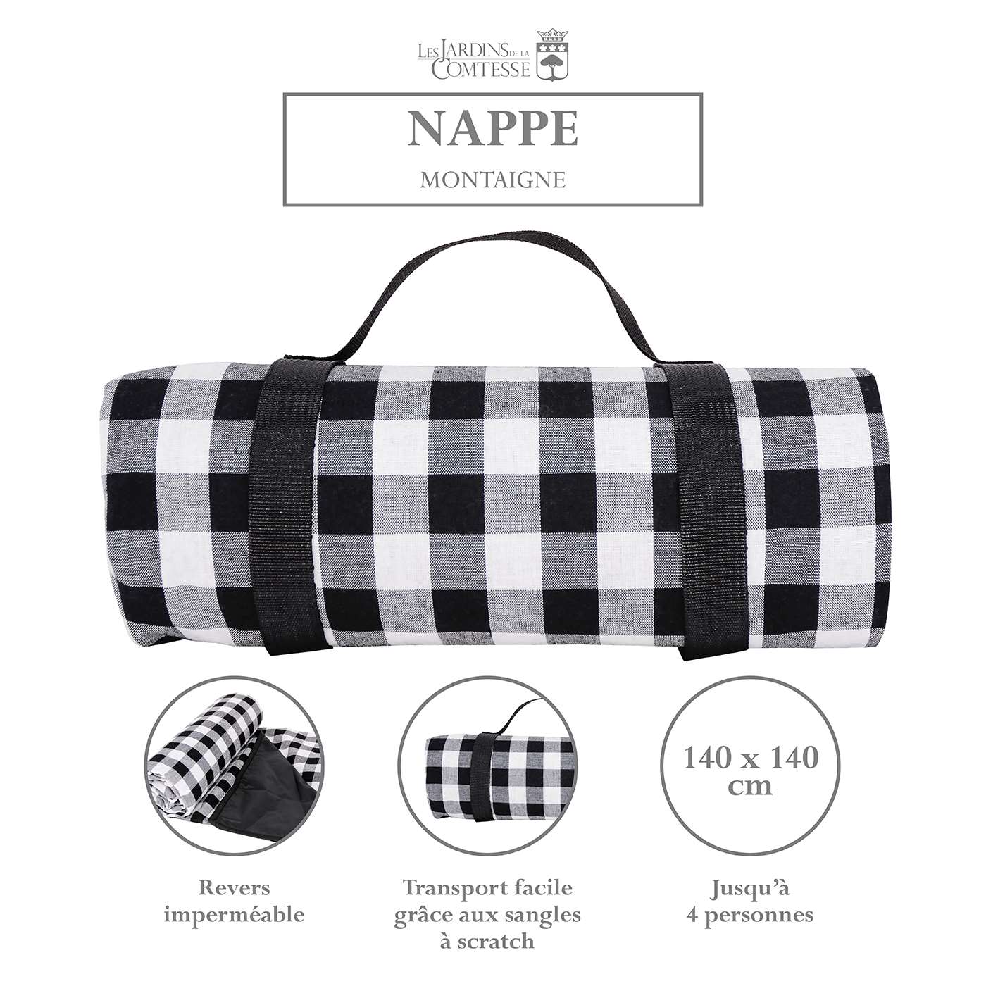 Nappe pique-nique Montaigne