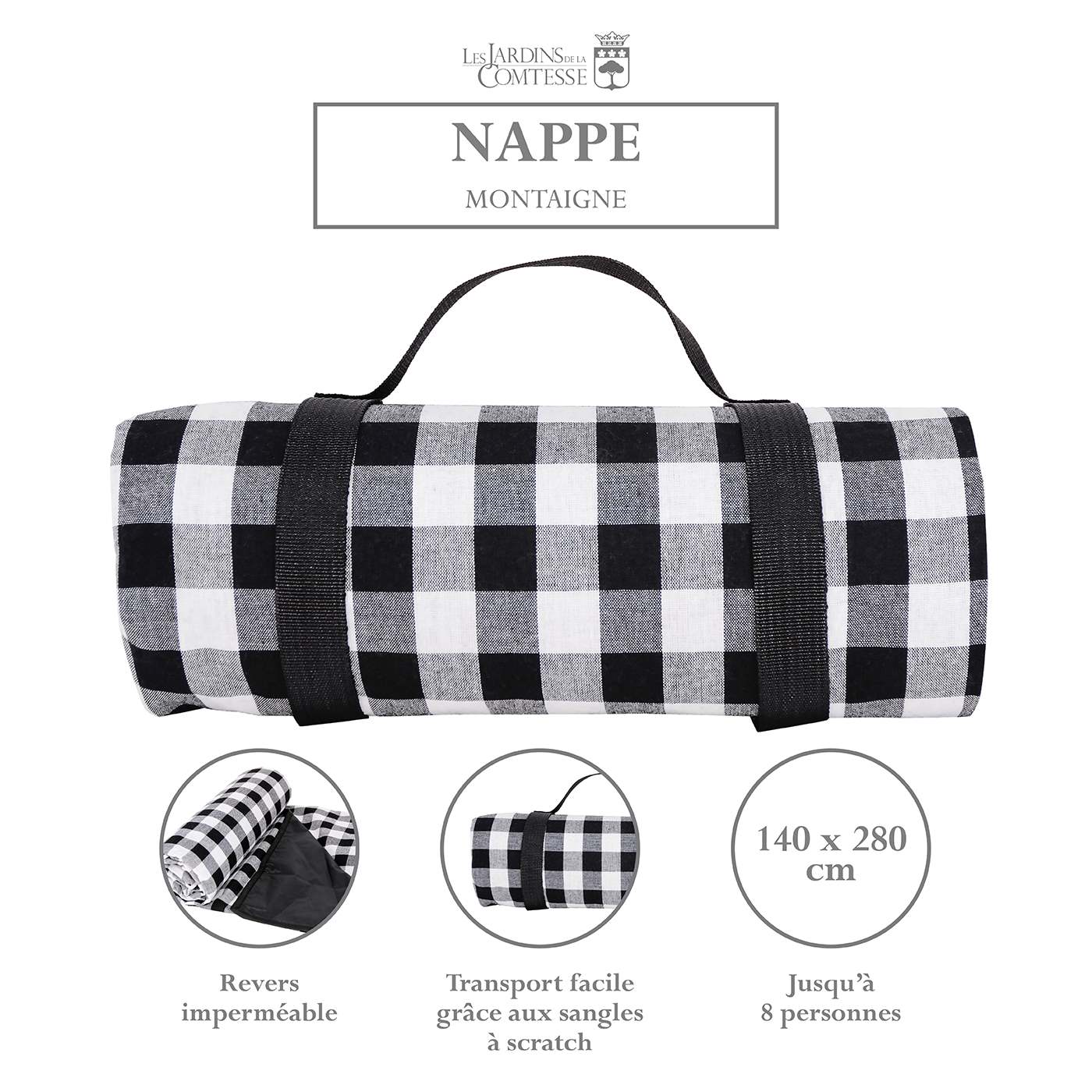 Nappe pique-nique Montaigne XL