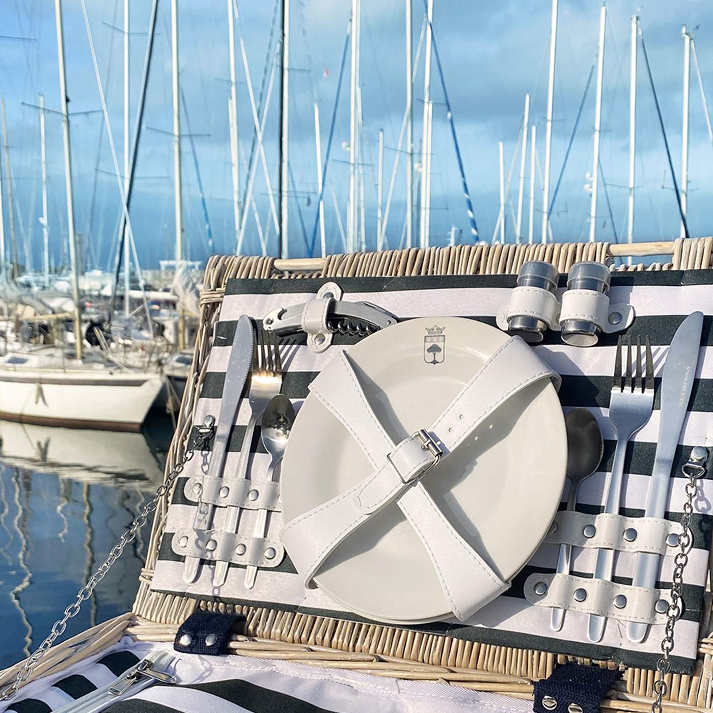 Panier pique-nique Marine - 2 personnes