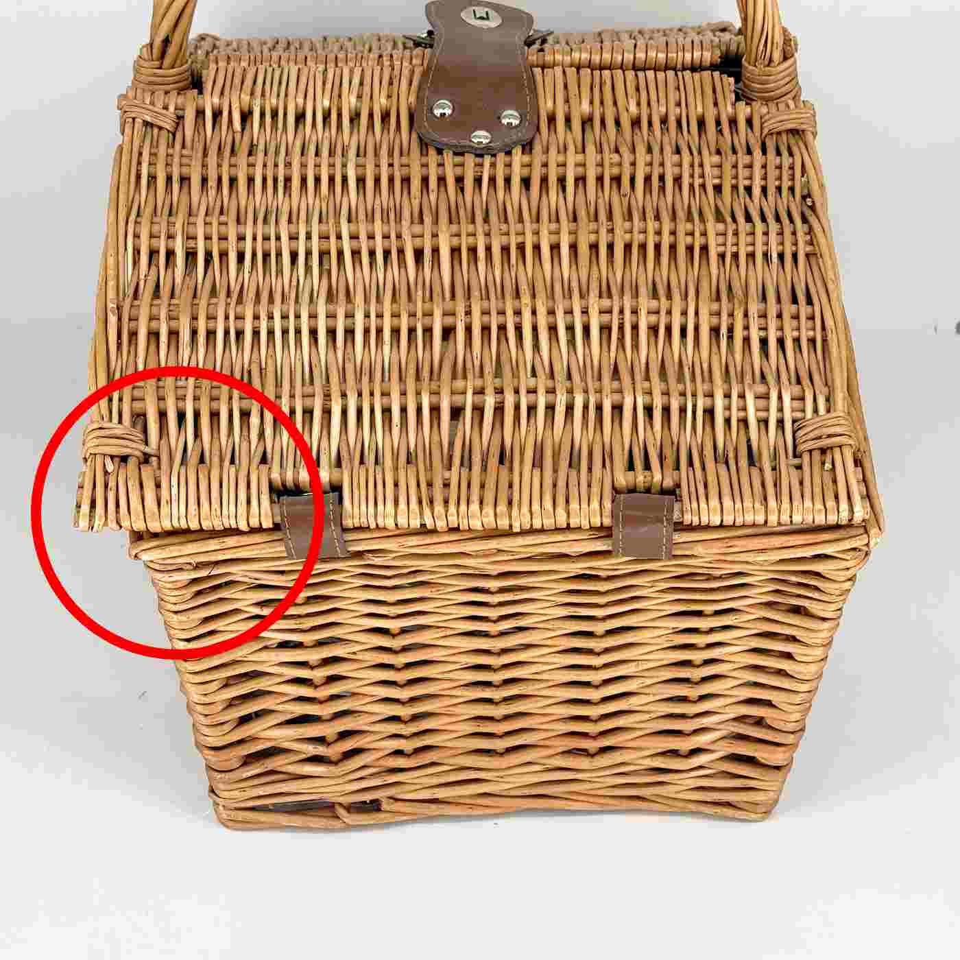 Panier pique-nique en osier Montaigne - 4 personnes - CBA 08/10