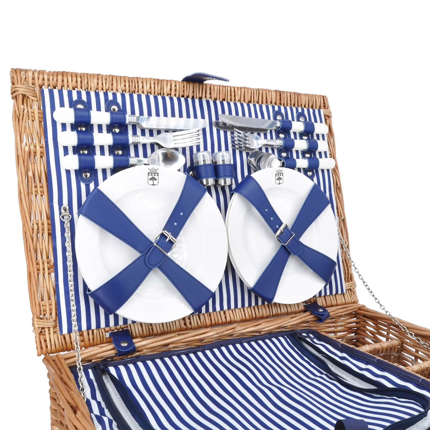 Panier pique-nique en osier Fontainebleau - 4 personnes