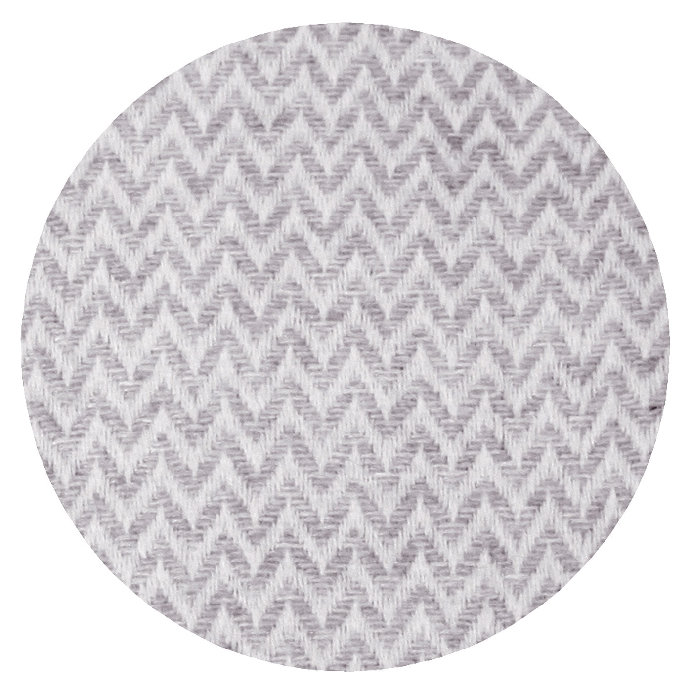 Plaid cachemire et laine Gris Argenté - Petits chevrons - 130 x 230 cm