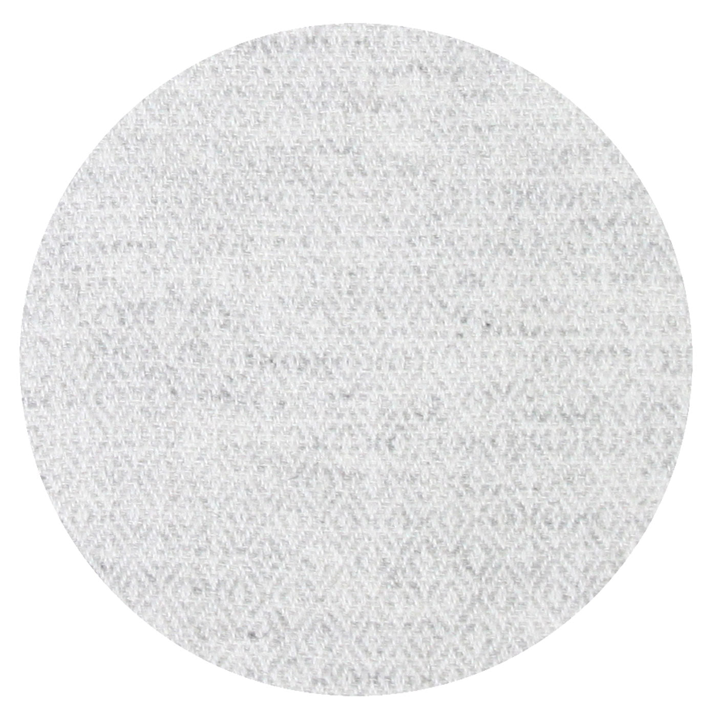 Plaid cachemire et laine Gris Argenté - Motif diamant - 130 x 230 cm