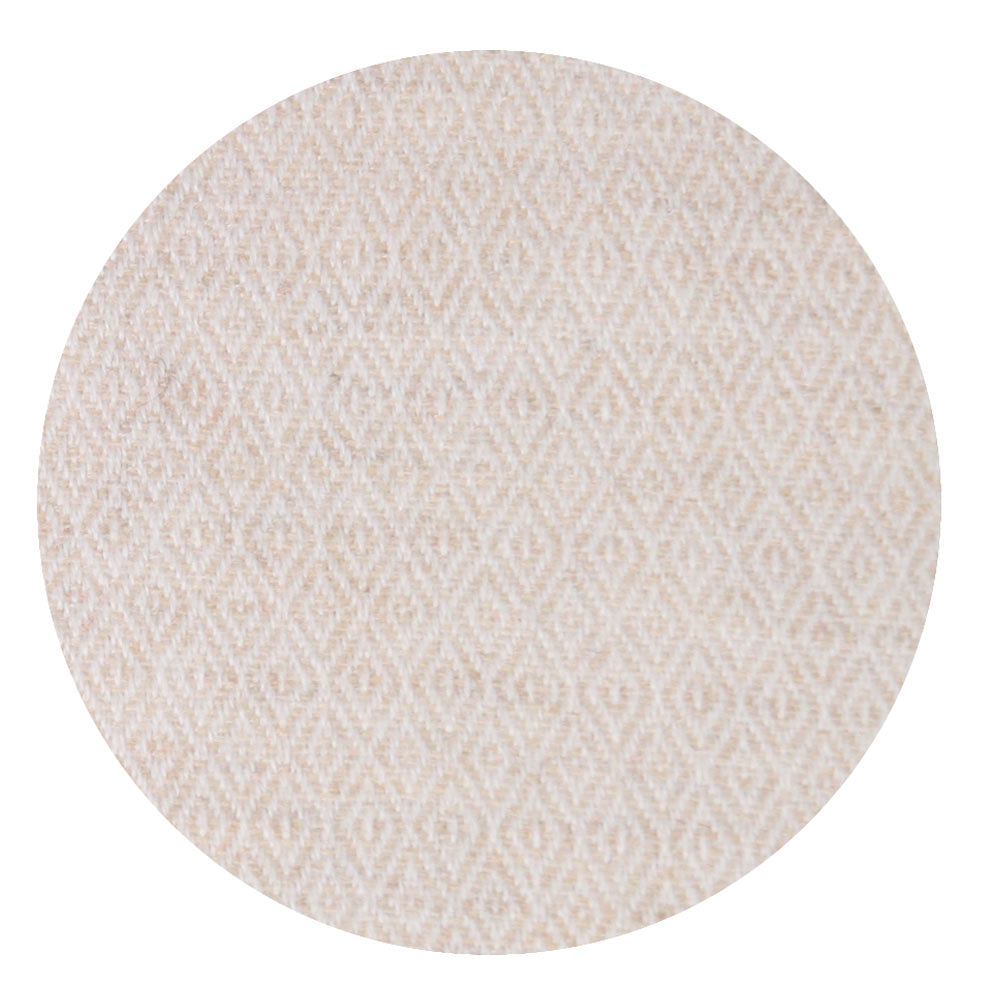Echarpe cachemire et laine Homme & Femme 40 x 190 cm - Camel motif Diamant