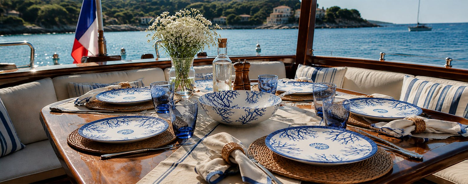 Assiettes bateau