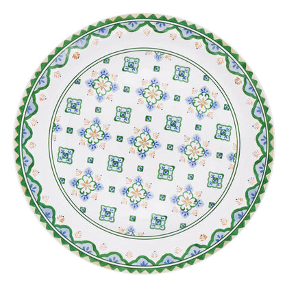 Grande assiette plate en mélamine Evora - Ø 28 cm