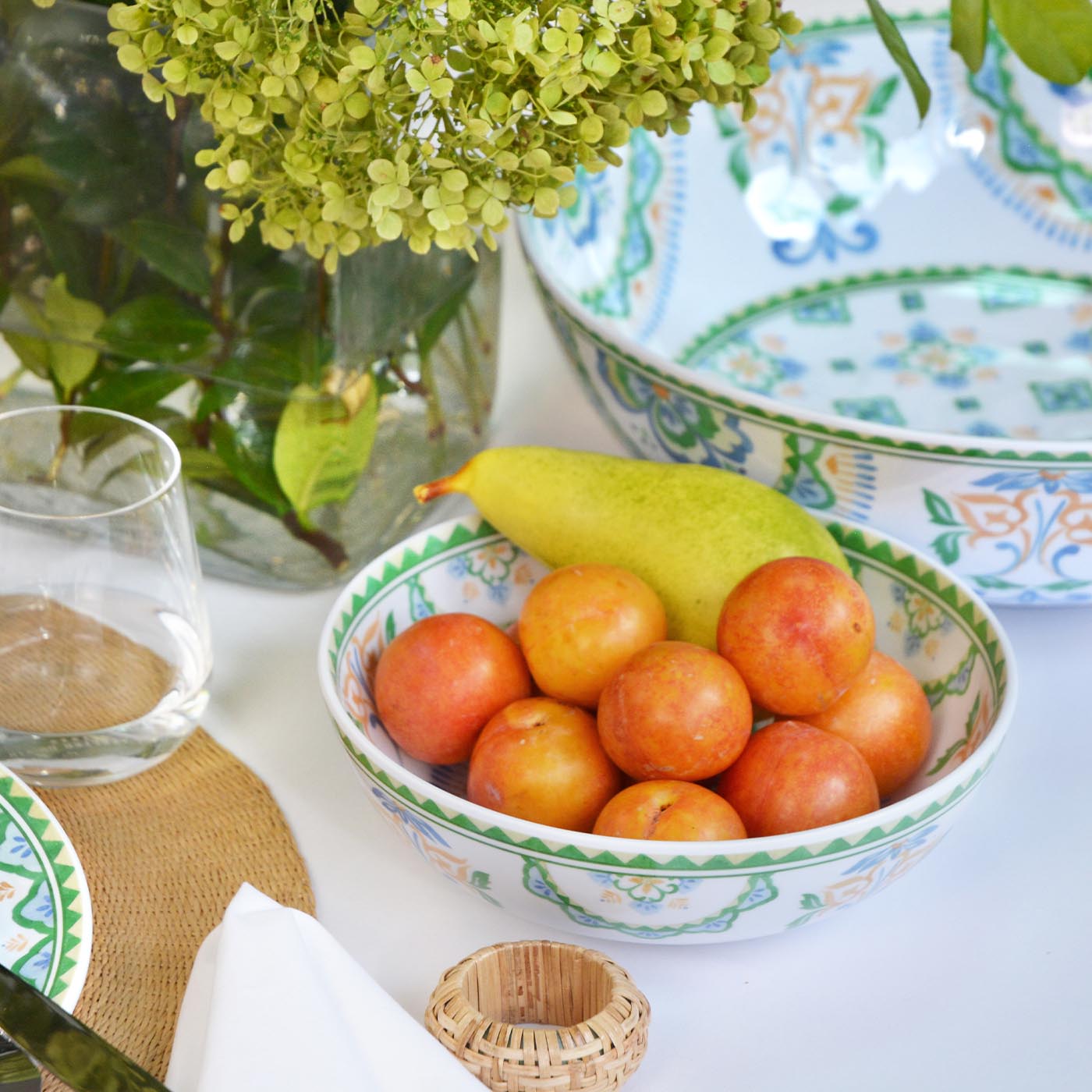 Grande assiette creuse en mélamine Evora - 19 cm