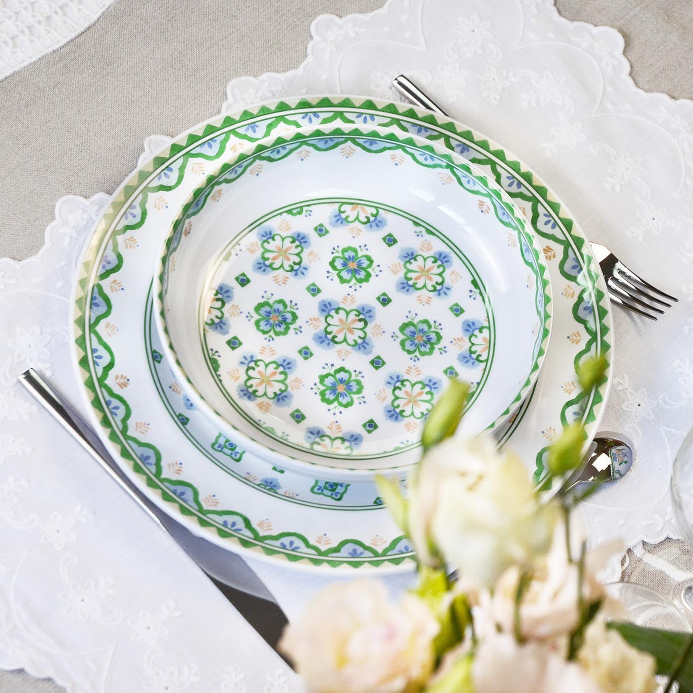 Assiette creuse en mélamine Evora - Ø 20 cm