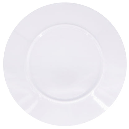 Grande assiette plate en mélamine corail - Ø 28 cm