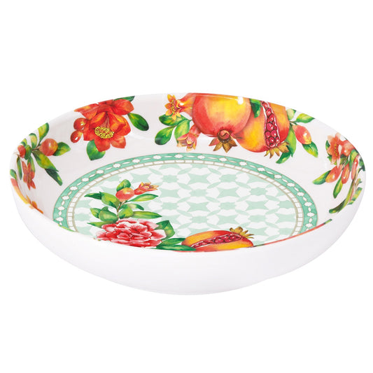 Assiette creuse en mélamine grenade - Ø 20 cm