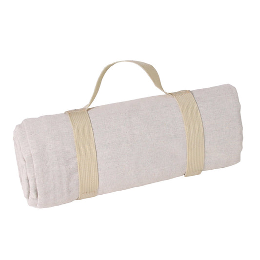Nappe pique-nique beige
