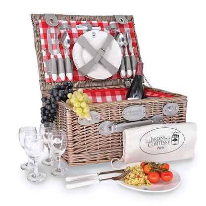 Panier picnic Marly rouge - 4 personnes