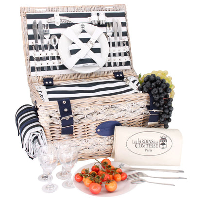 Panier pique-nique Marine - 4 personnes
