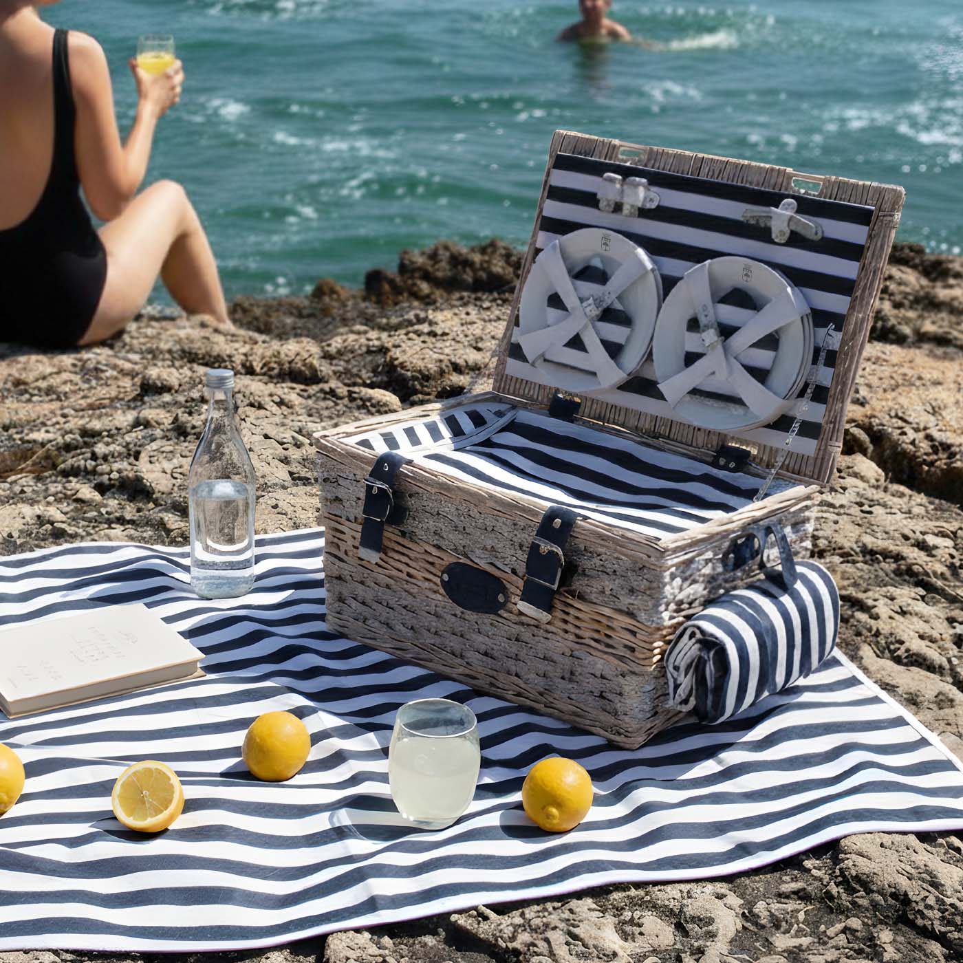 Panier pique-nique Marine - 6 personnes