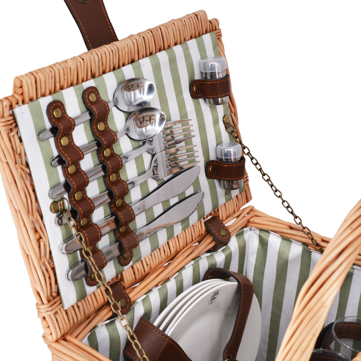 Panier pique-nique en osier Saint-Rémy - 4 personnes