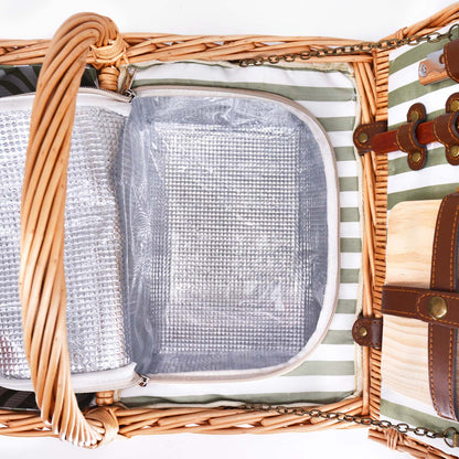 Panier pique-nique en osier Saint-Rémy - 4 personnes