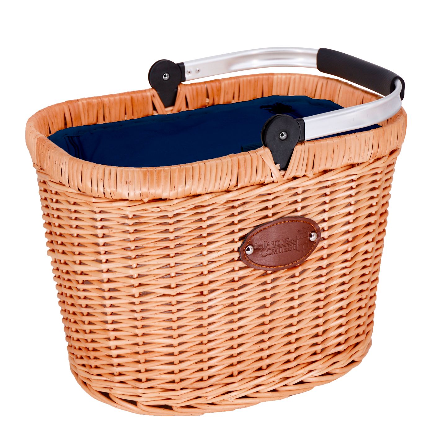 Panier isotherme en osier Petit Chantilly Bleu - 18 L