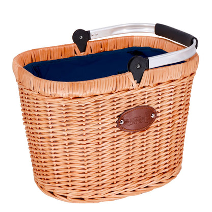 Panier isotherme en osier Petit Chantilly Bleu - 18 L
