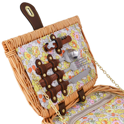 Panier pique-nique Giverny Jaune - 2 personnes
