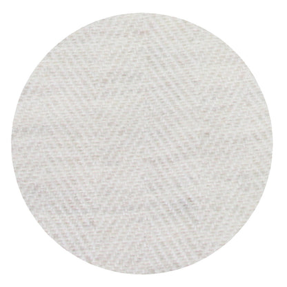 Plaid cachemire et laine Beige Amande - Grands chevrons - 130 x 230 cm