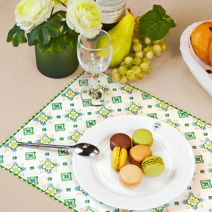 Set de table rectangulaire (40 x 30 cm) Evora - Lot de 6